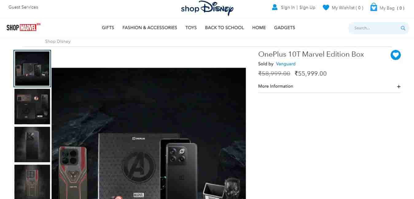 OnePlus 10T Marvel Edition Box