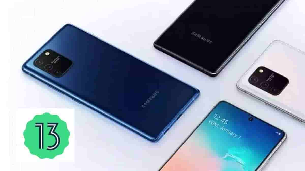 Galaxy S10 Lite android 13