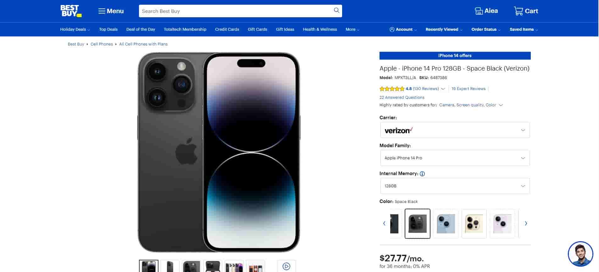 BestBuy Iphone 14