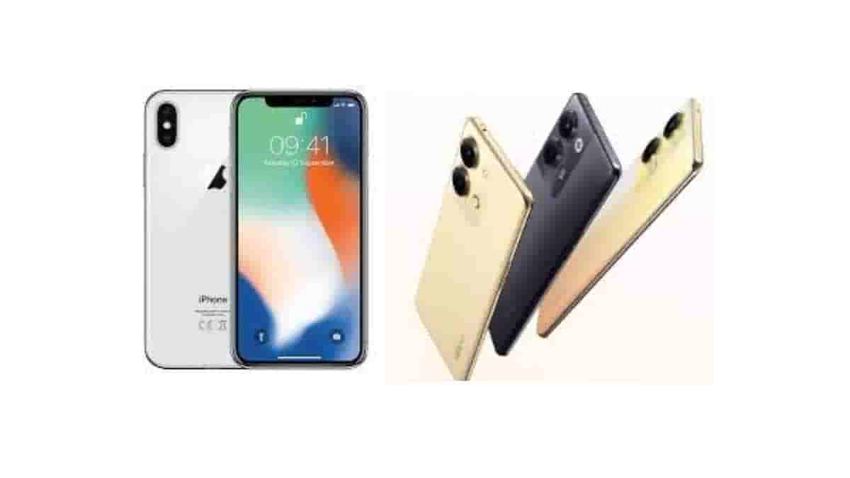 Oppo Reno 9 vs iPhone X