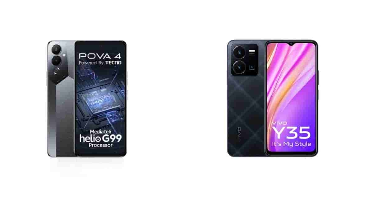 Vivo Y35 vs Techno Pova 4 