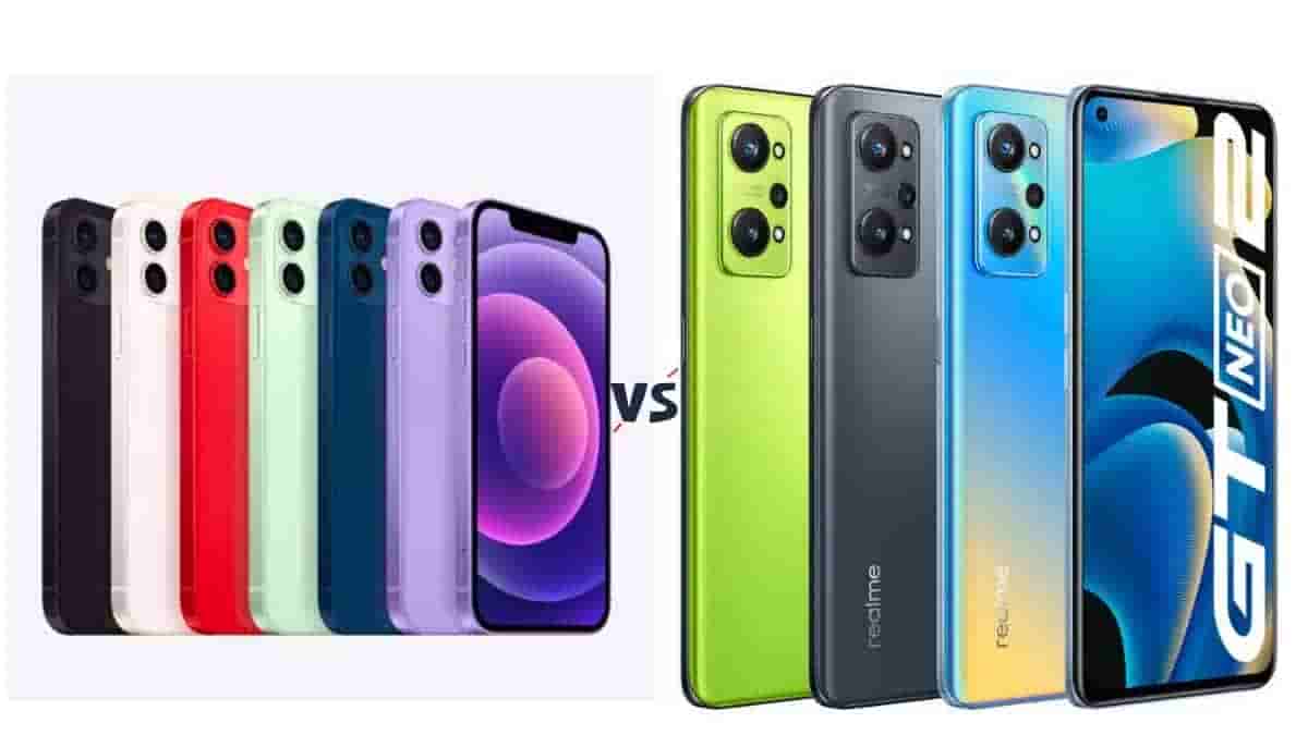 Realme GT Neo 2 vs iPhone 12
