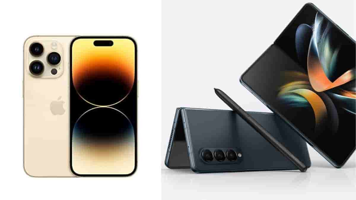 iPhone 14 Pro vs Samsung Z Fold 4