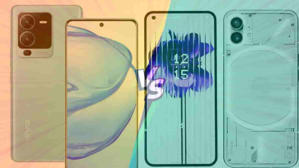 Vivo V25 pro vs Nothing Phone 1