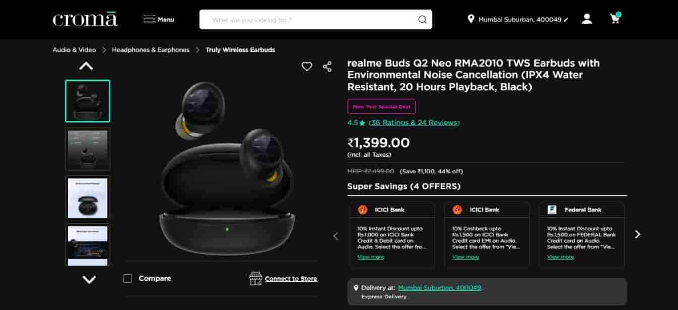 realme Buds Q2 Neo