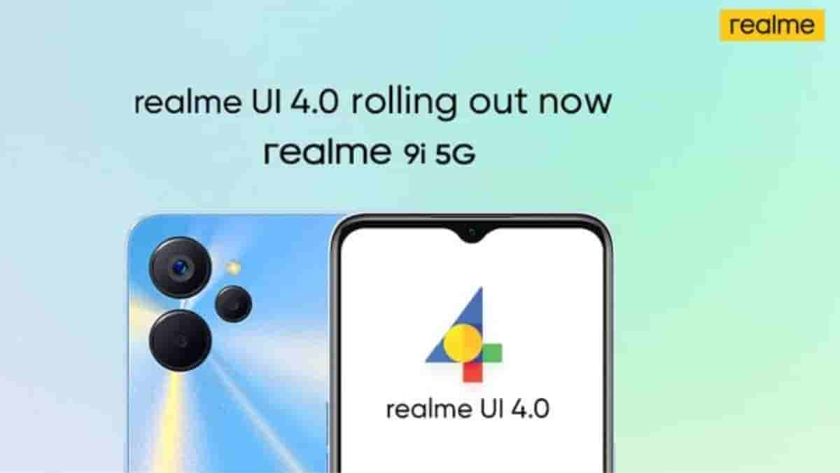 udate Realme 9i