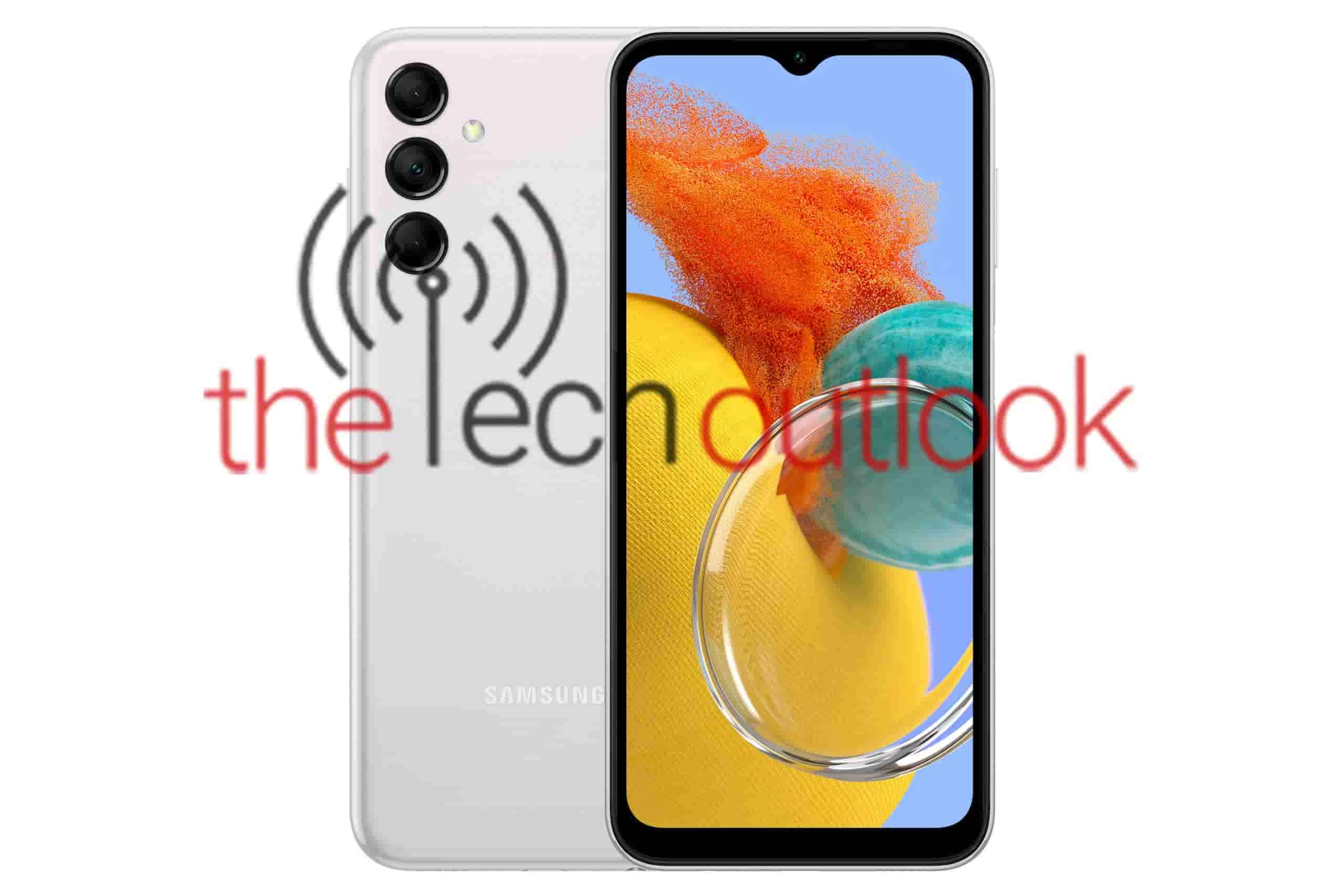 SM-M146_Galaxy M14 5G_Silver_Front2