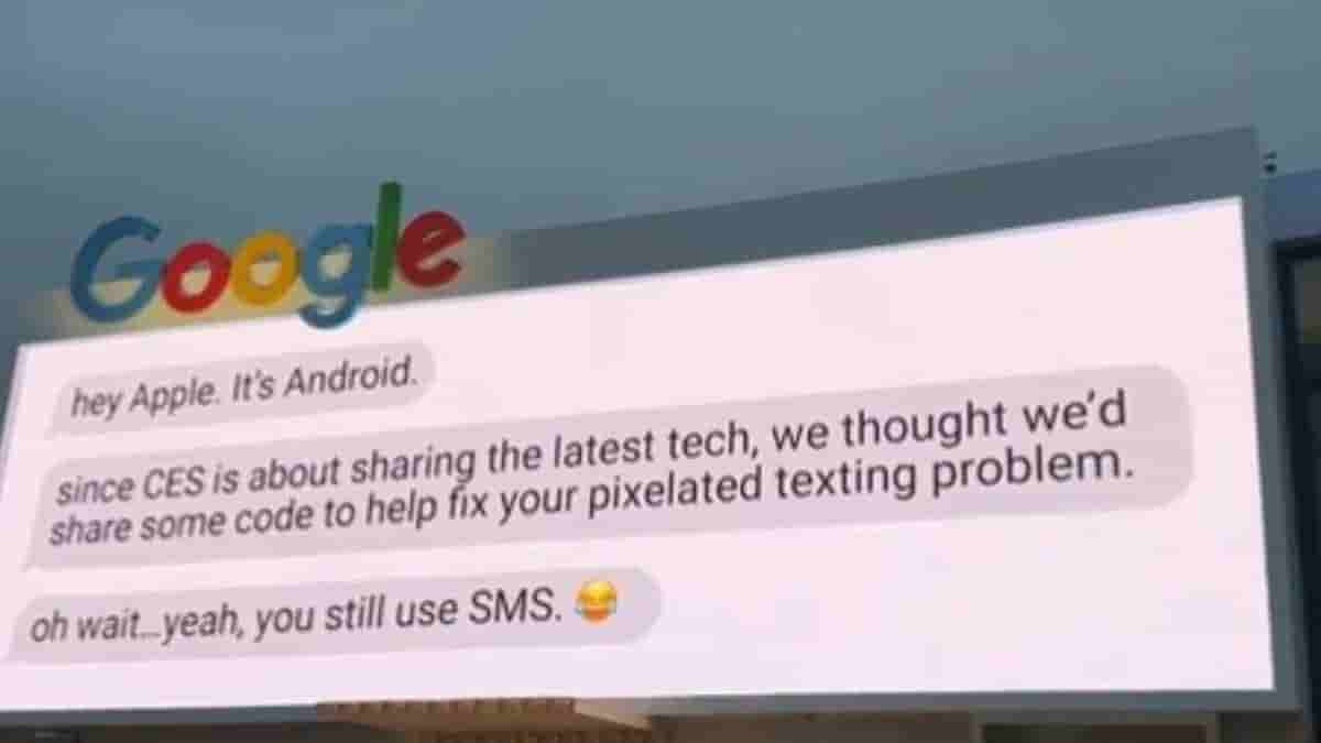 Google takes a jibe at Apple on CES 2023