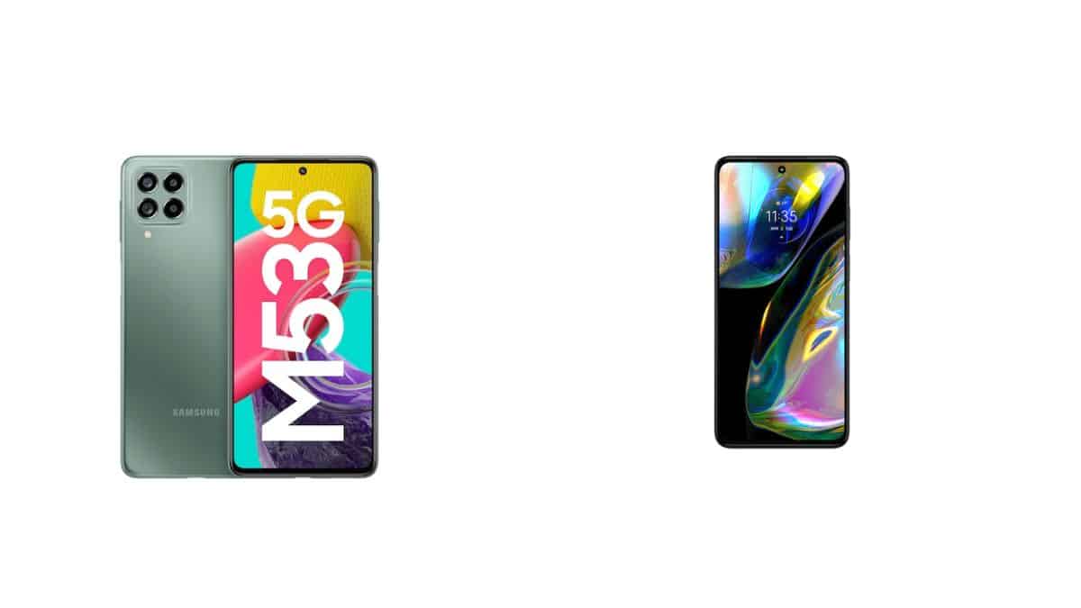 Moto G82 vs Samsung Galaxy M53 5G 