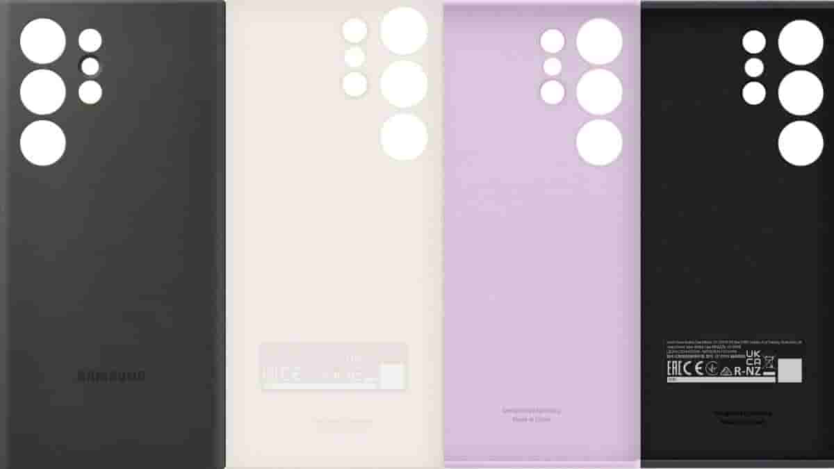 Samsung Galaxy S23 series Mobile Cover renders