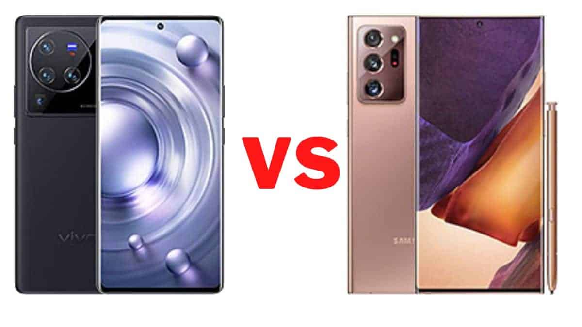 Vivo X80 Pro vs Samsung Galaxy Note 20 Ultra