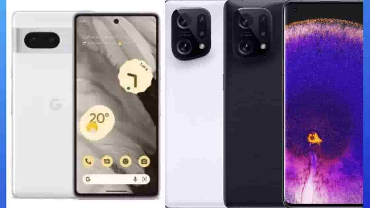 Google Pixel 7 v/s OPPO Find X5