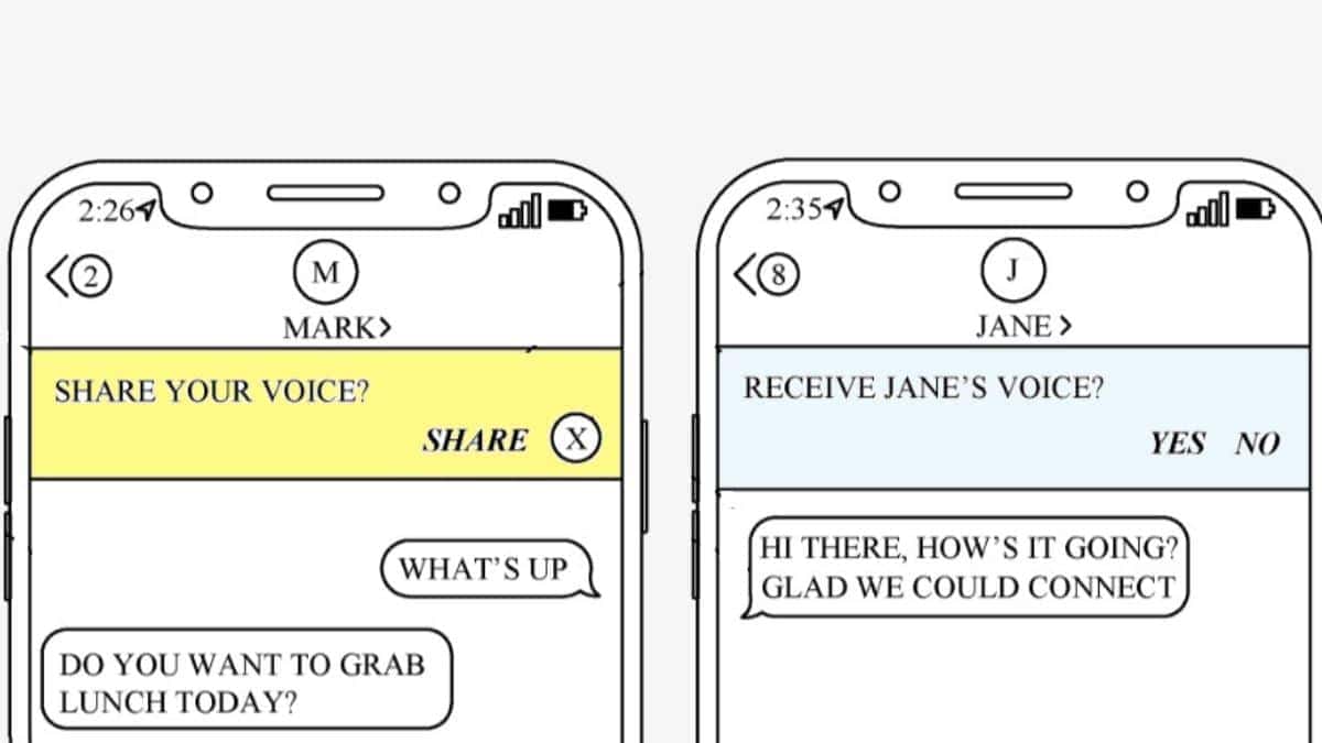 Personalized voices for Text Messaging