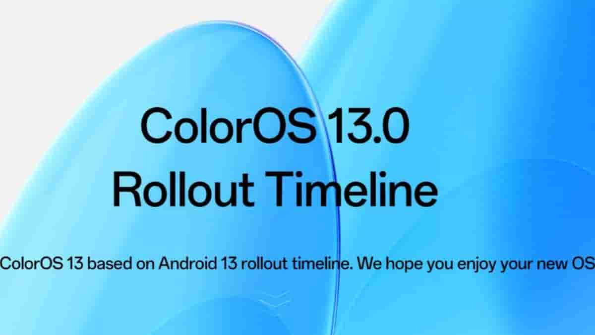 ColorOS 13 Beta Version Rollout