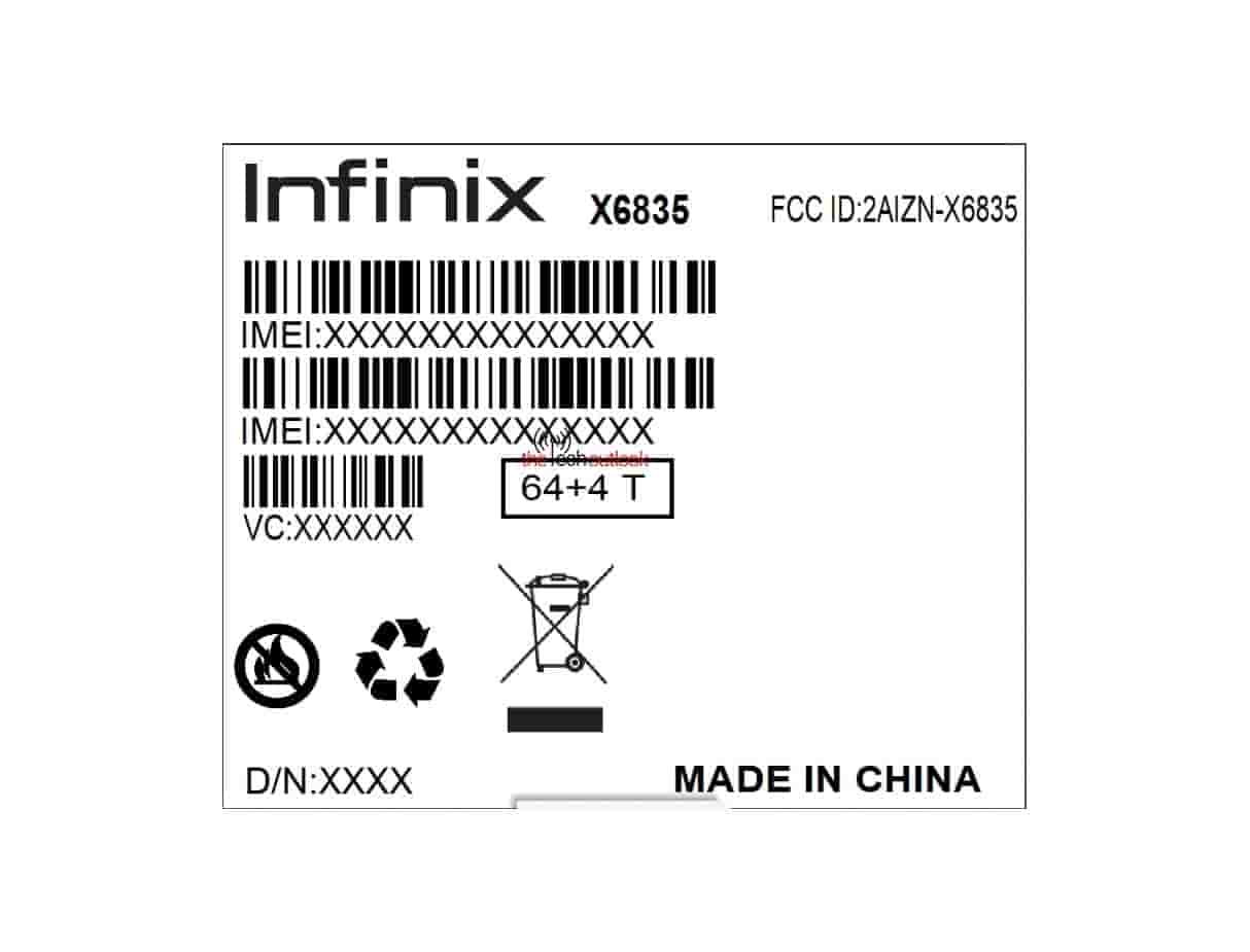 Infinix Hot 30 Play FCC