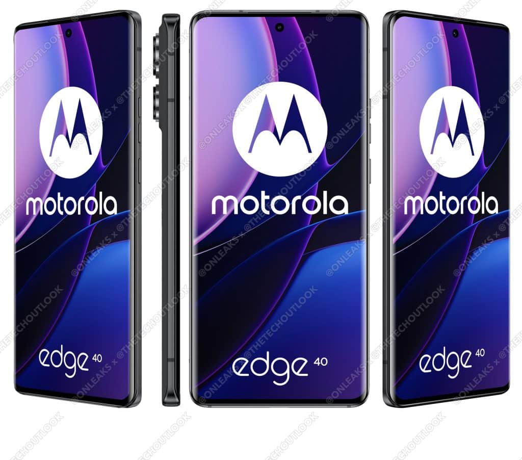 Motorola Edge 40 5G press renders