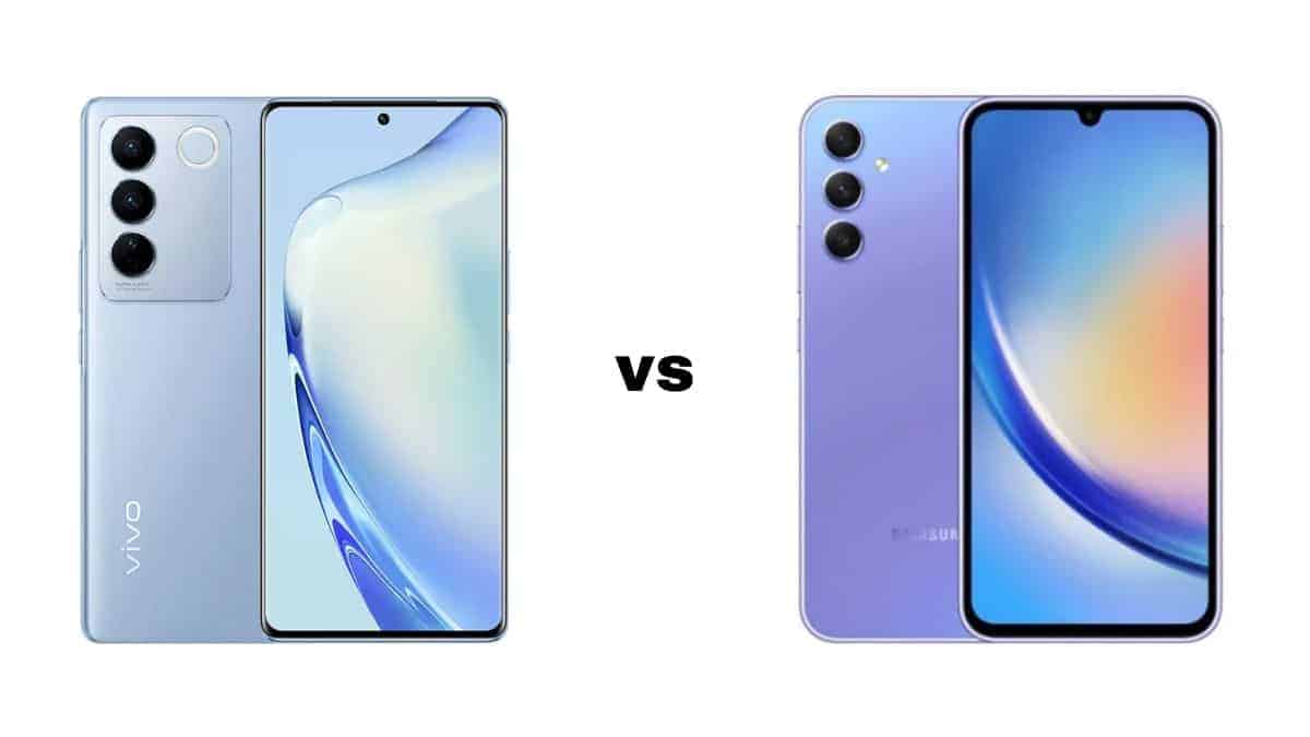 Vivo V27 vs Samsung Galaxy A34