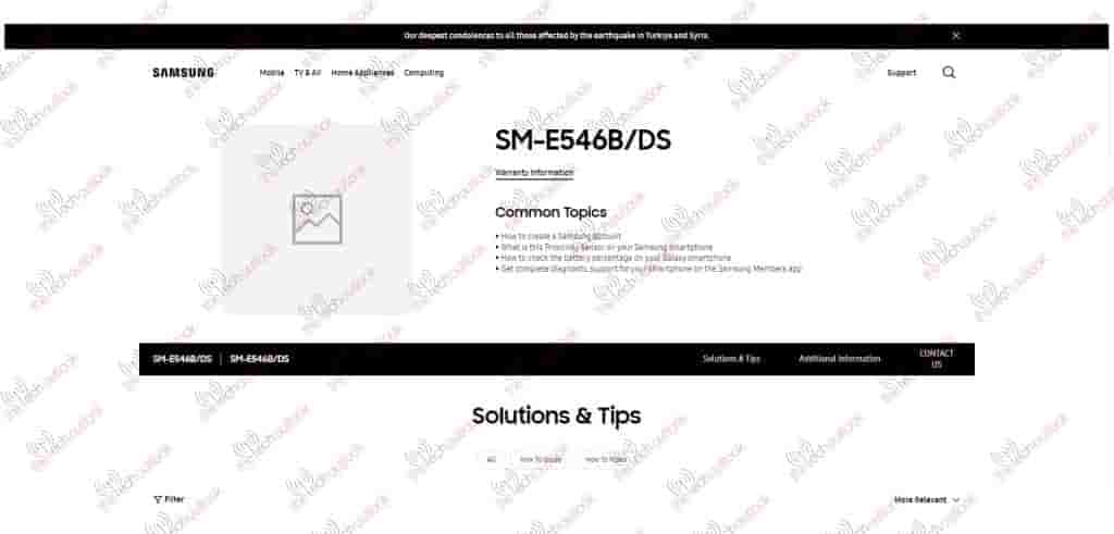 Samsung Galaxy F54 5G bangladesh Support Page live now