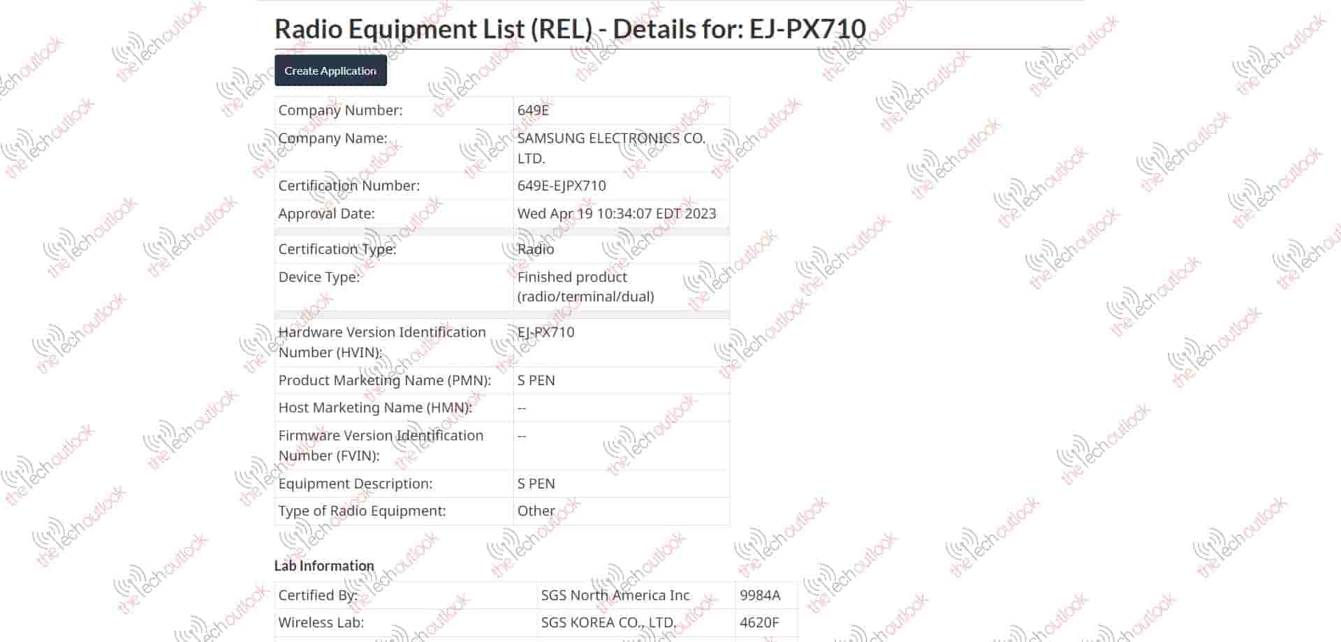 Samsung Galaxy Tab S9 S Pen Spotted on Canadian REL Certification Website