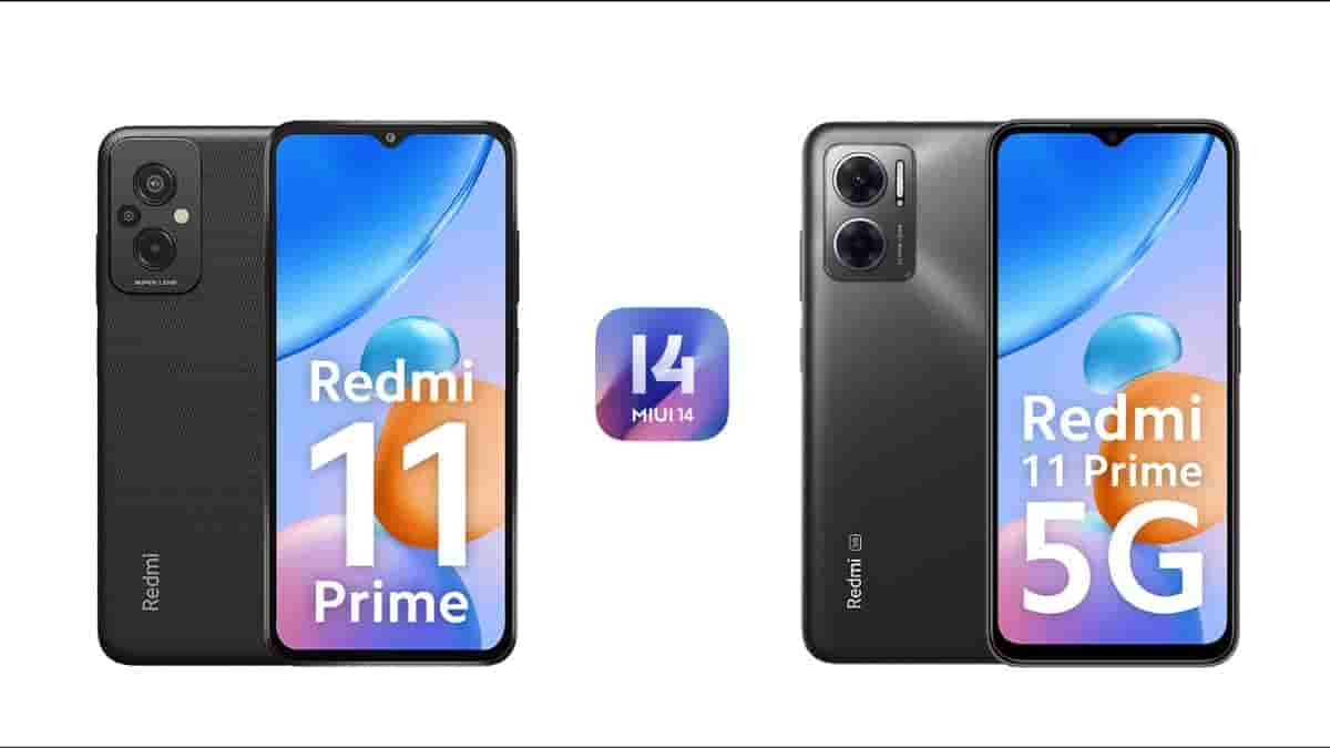 The Latest MIUI 14 Update is Now Available for the Redmi 11 Prime and the 11 Prime 5G Devices