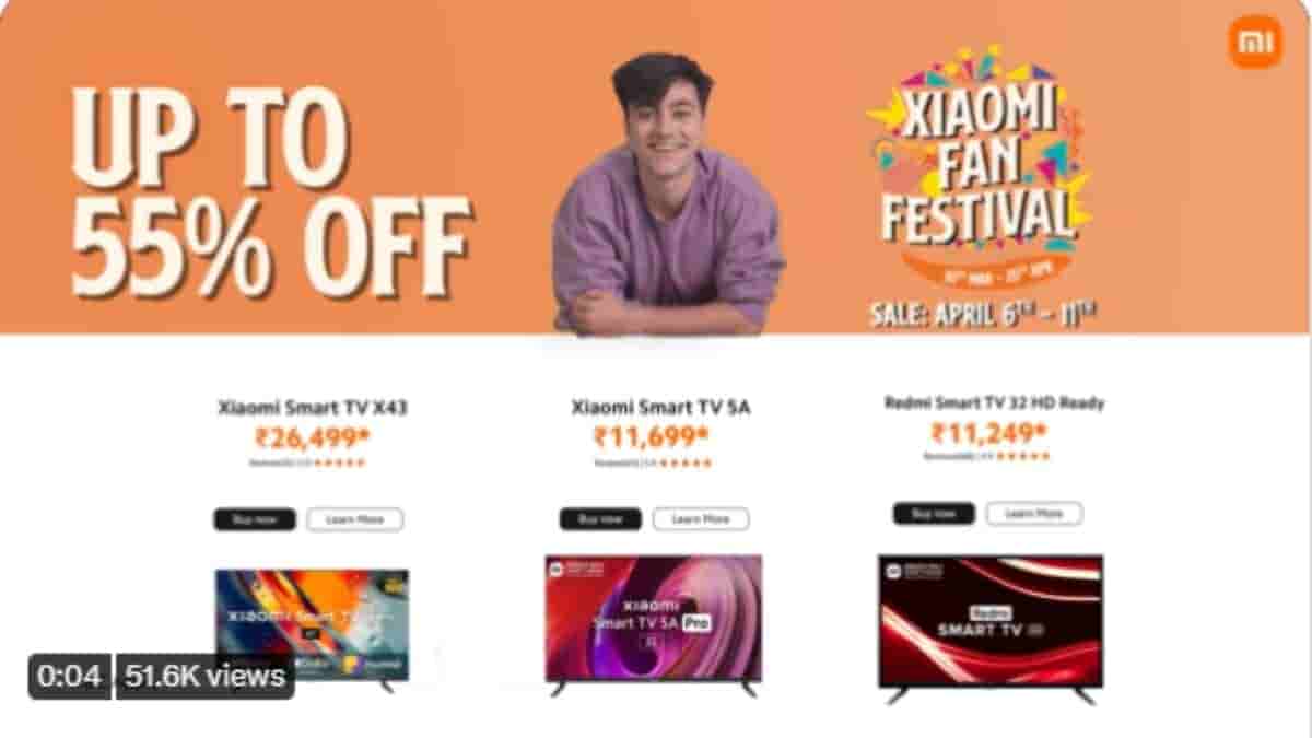 Xiaomi Fan Festival Sale