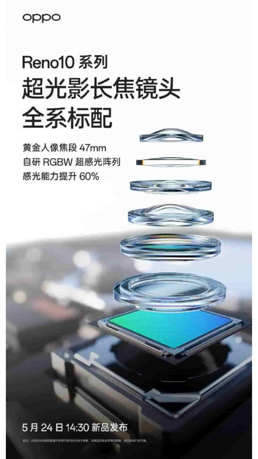 OPPO Reno 10 Series to Feature Telephoto Cameras