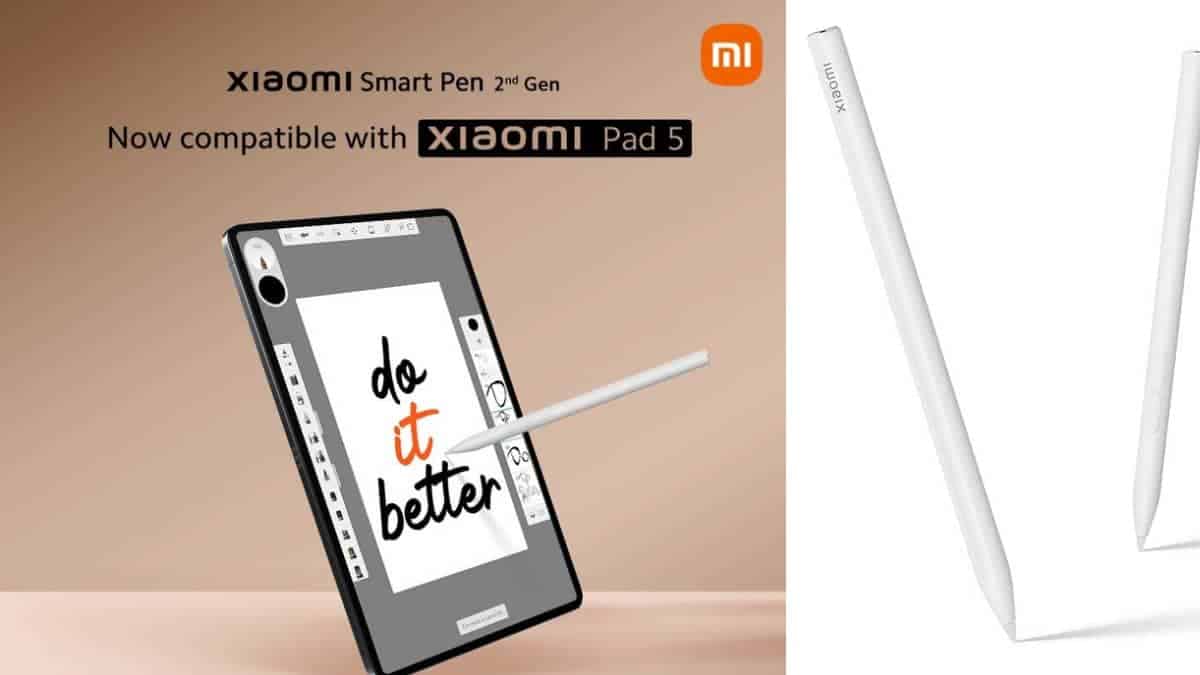 The latest Xiaomi Smart Pen 2nd Gen is now compatible with Xiaomi Pad 5 -  The Tech Outlook