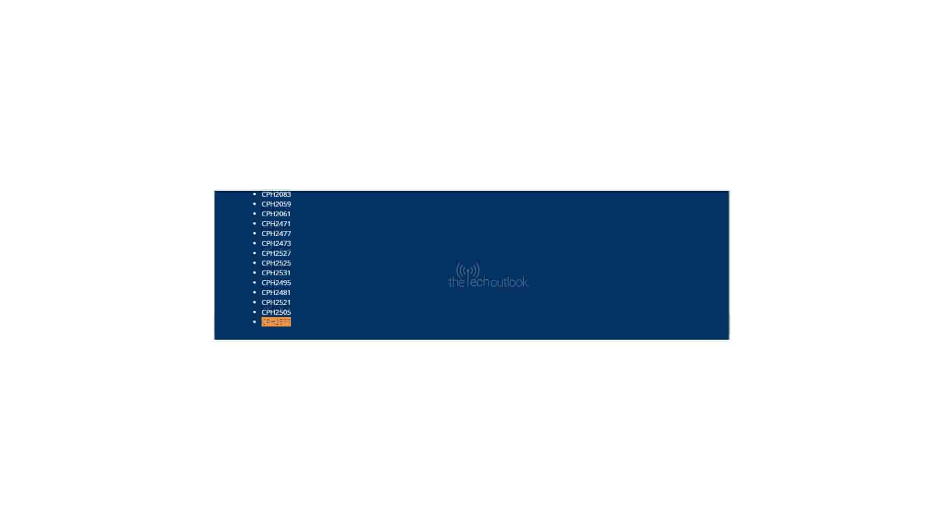 A new Oppo smartphone with model number CPH2577 spotted on BIS