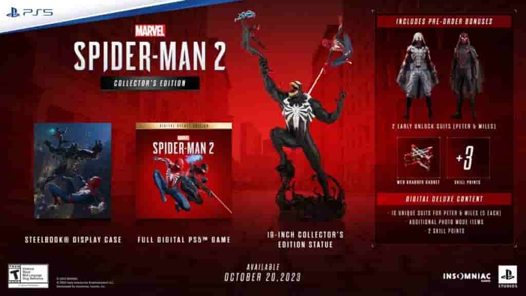 Marvel's Spider Man 2 Collectibles