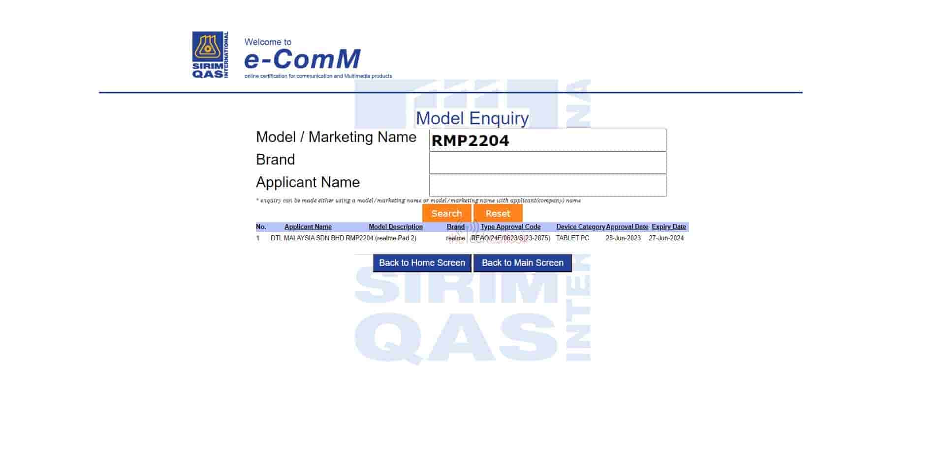 Realme Pad 2 Spotted on SIRIM