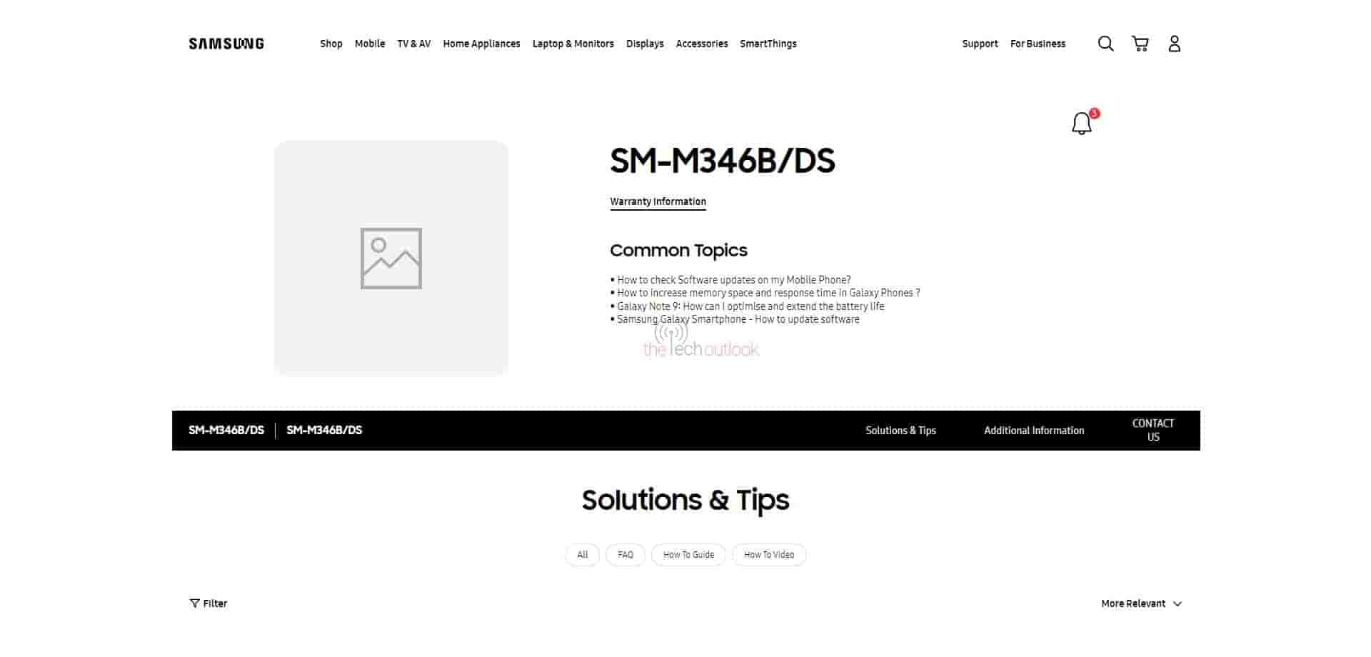 Samsung Galaxy M34 Support India Page is now Live