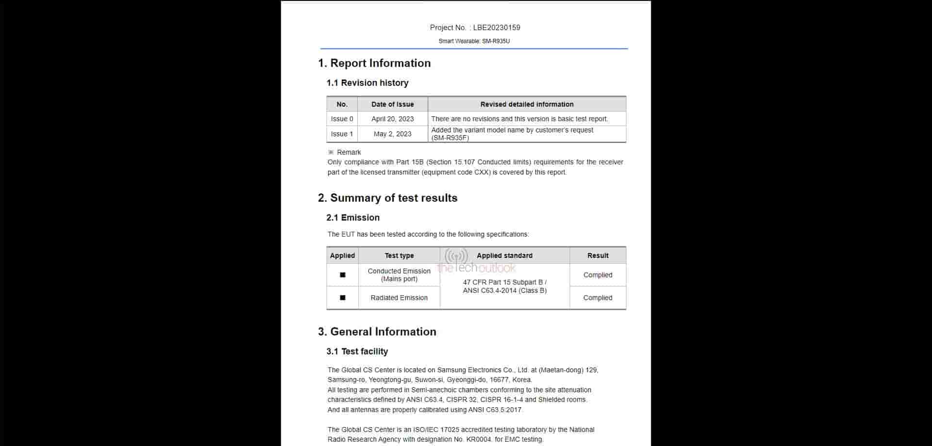 Samsung Galaxy Watch Series 6 LTE Variant Spotted on FCC SM-945R - Added variant which is the global variant same as it happened with Galaxy Watch 3 which has the same sequence
