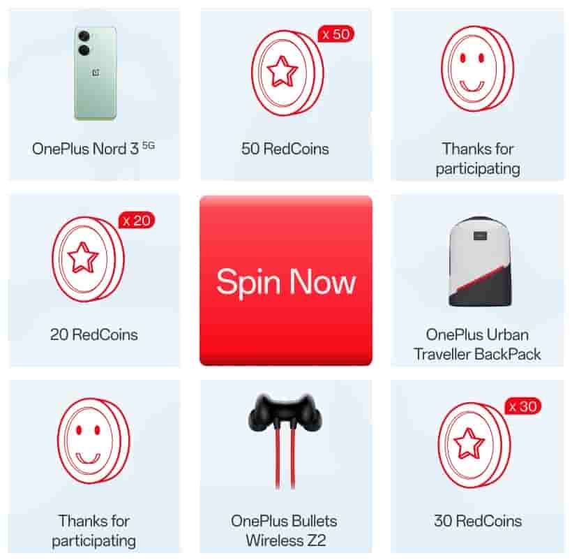 Red Cable Spin & Win
