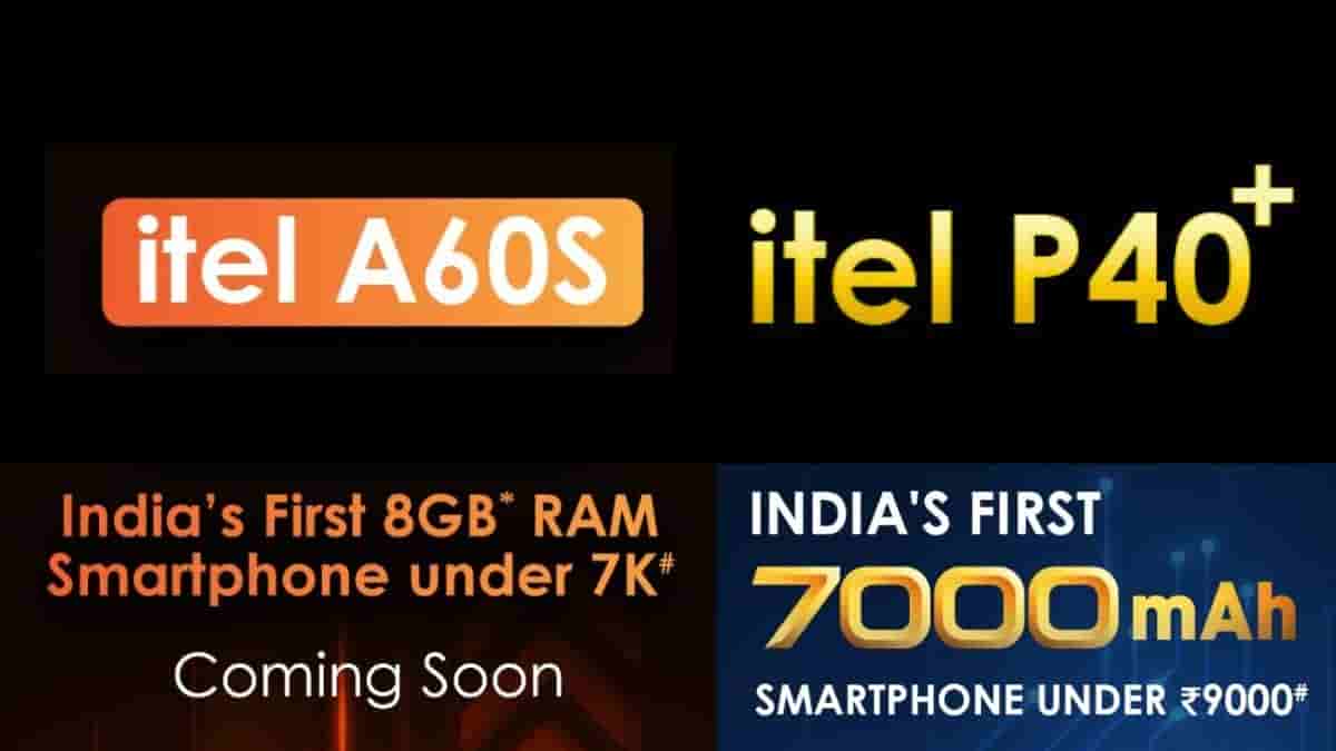 itel A60S And itel P40+