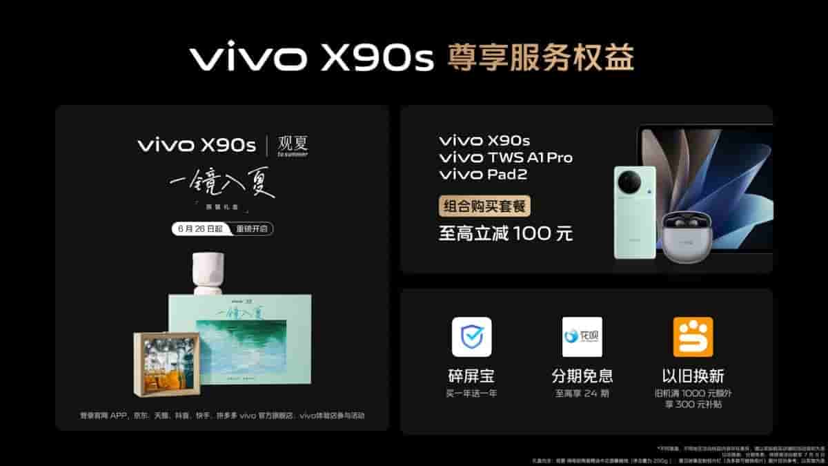 Vivo X90s Extra Benefits