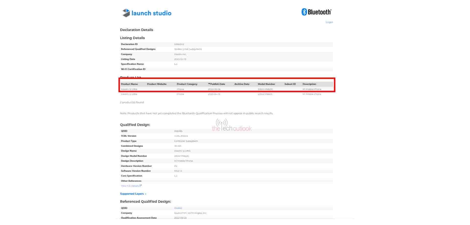 Xiaomi 13 Ultra Global Variant Spotted on Bluetooth SIG
