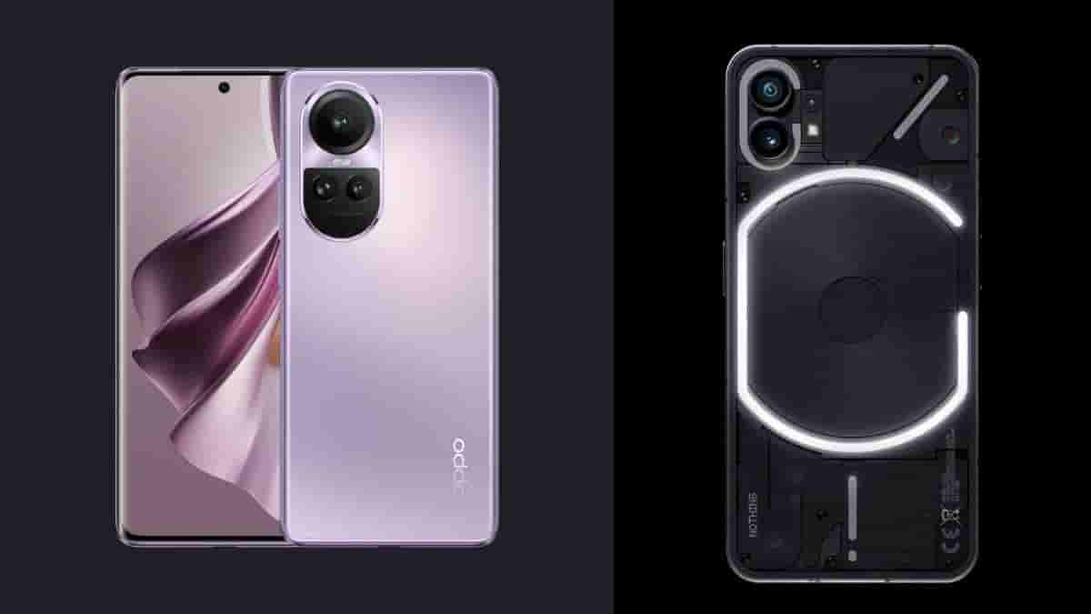 Oppo Reno 10 Pro vs Nothing Phone 1