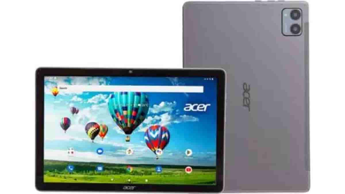 6 GB RAM and 4 GB RAM variants of the Acer One 10 WiFi + 4G Tablet