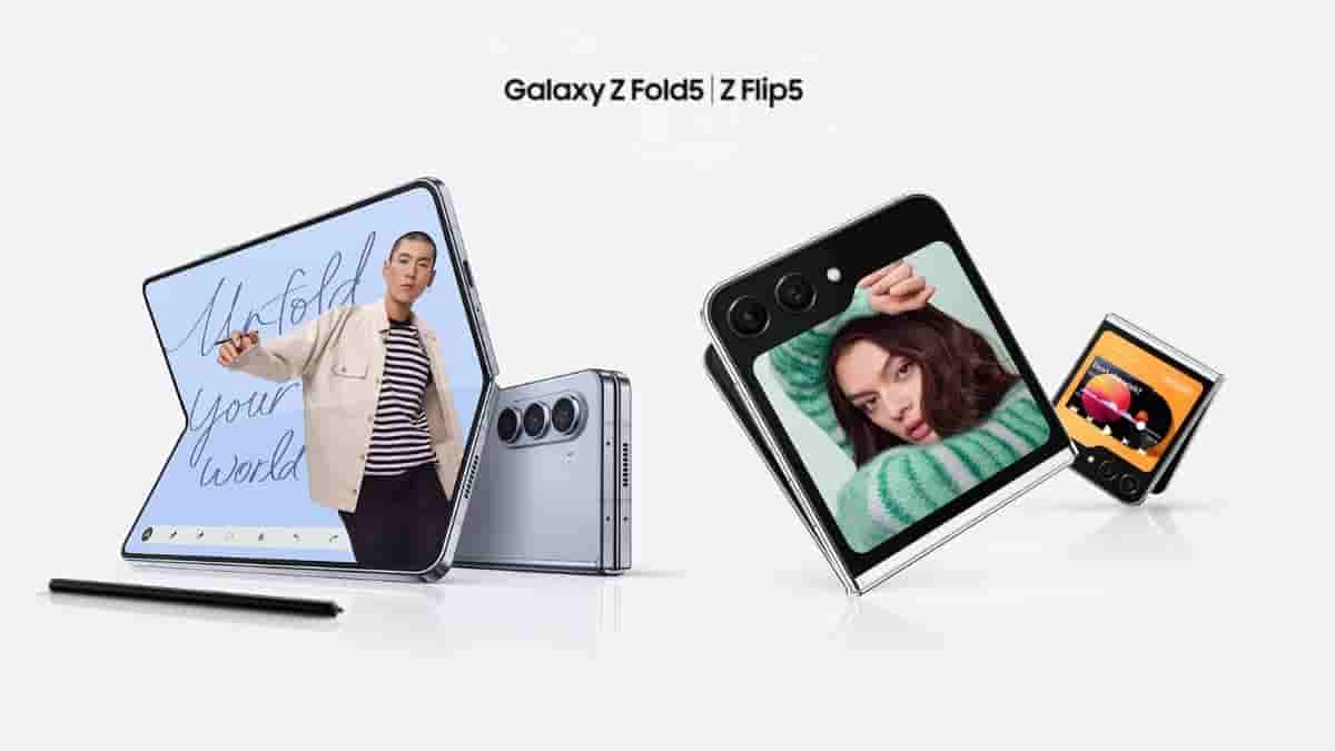 Galaxy Z Fold 5 and Galaxy Z Flip 5