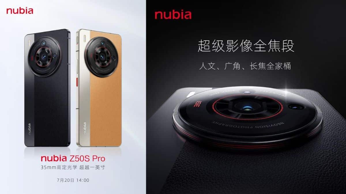 Nubia Z50S Pro Launched in China With 50MP Triple Cameras - Gizbot News