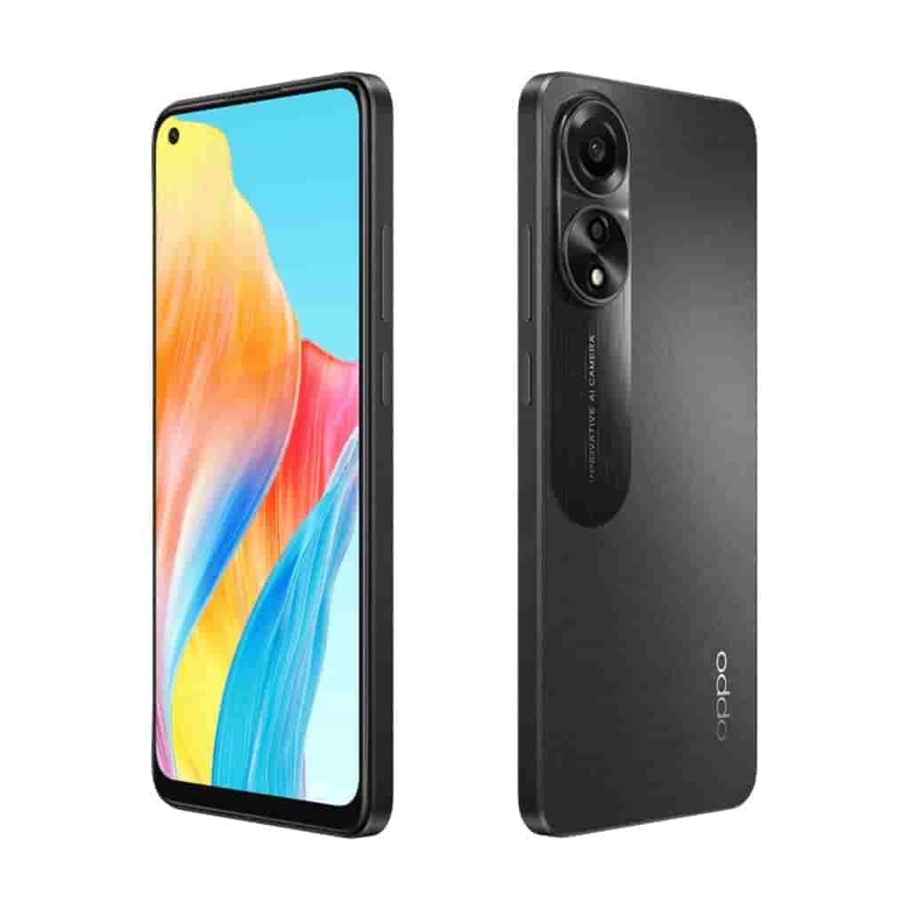 OPPO A78 4G Colour Choices - Black Mist