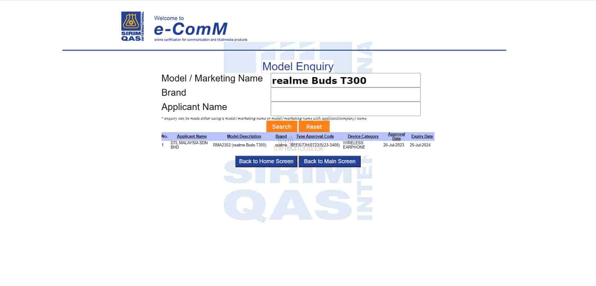Realme Buds T300 Spotted on SIRIM