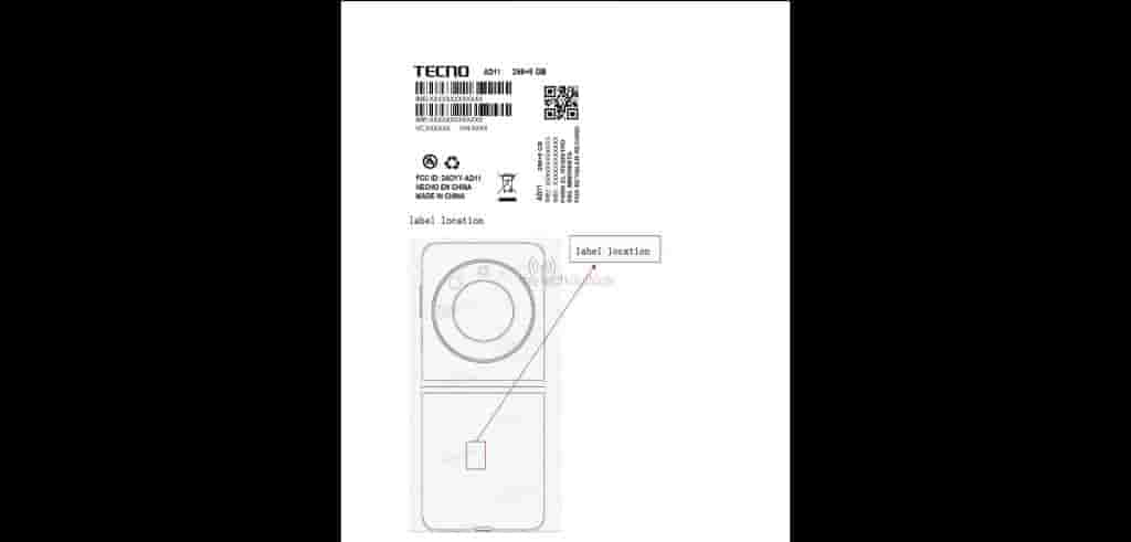 Tecno Phantom V Flip 5G spotted on FCC