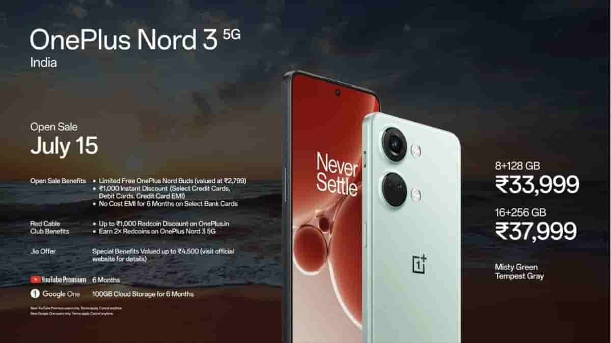 OnePlus Nord 3 Launched In India