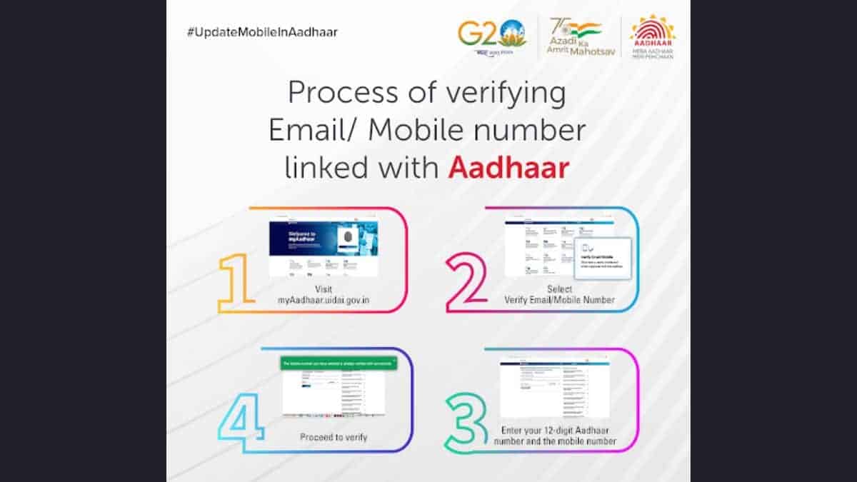 Verifying your current mobile number with Aadhaar super easy now; Here are the four