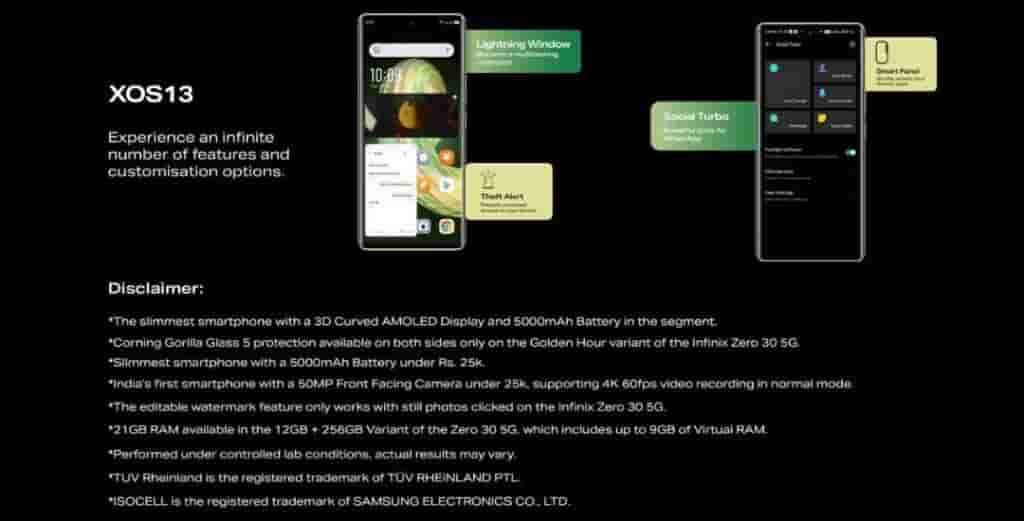 Infinix Zero 30 5G - Key Specs - 4