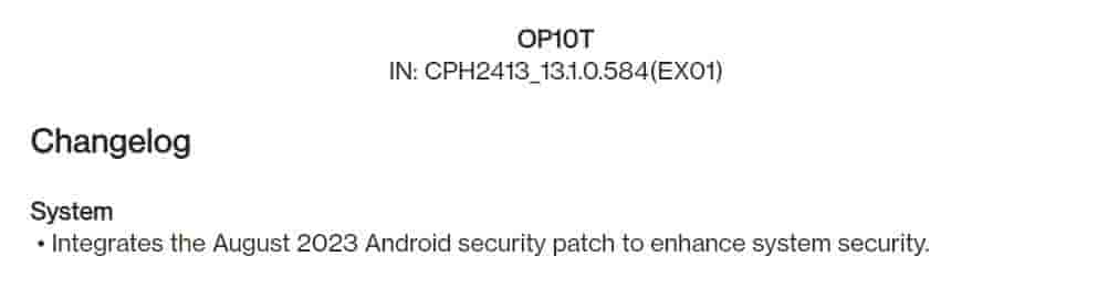OxygenOS 13.1.0.584 for OnePlus 10T