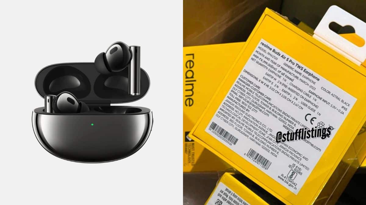 Realme Buds Air 5 Pro Indian Retail Box Leaked: Likely to Launch