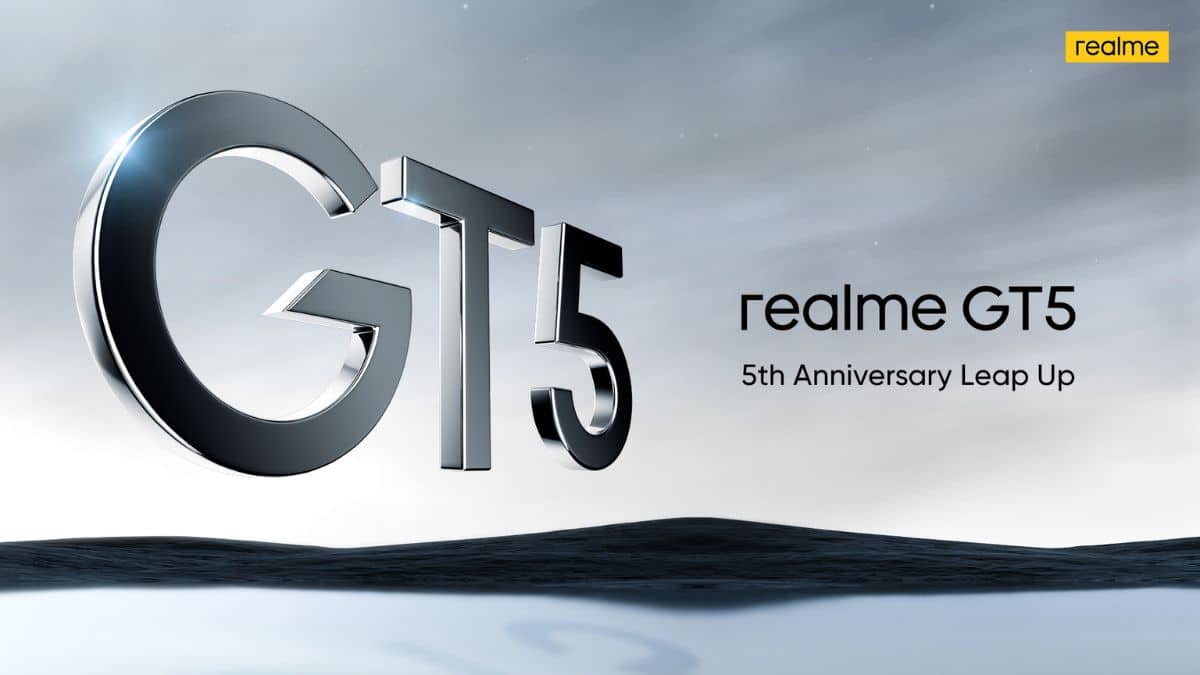 Realme Teases the Global Launch of the Upcoming GT 5 Smartphone