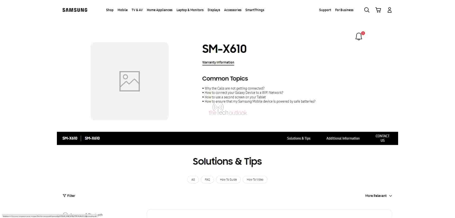 Samsung Galaxy Tab S9 Fe+ spotted on Indian Samsung Support Page